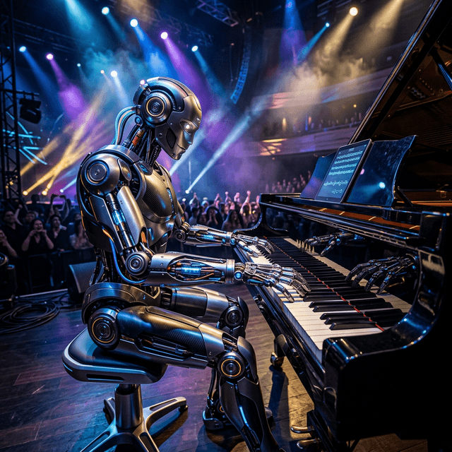 New Intelligent Robots Are Able To Become Musicians